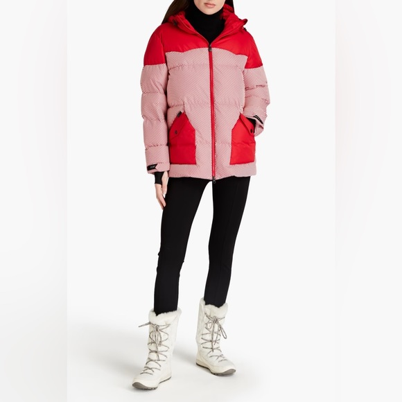 Perfect Moment striped quilted down ski jacket. - Picture 3 of 4